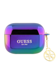 Чехол Guess для Airpods Pro with 4G Charm Iridescent Black
