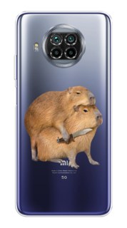 Чехол на Xiaomi Mi 10T Lite "Капибара с ножом" Case Place