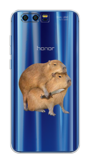 Чехол на Honor 9 "Капибара с ножом" Case Place