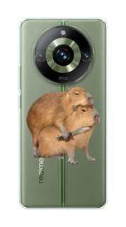 Чехол на Realme 11 Pro "Капибара с ножом" Case Place