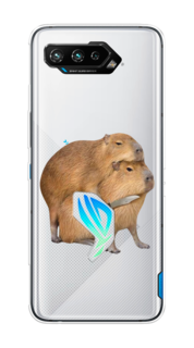 Чехол на Asus ROG Phone 5/5s "Капибара с ножом" Case Place