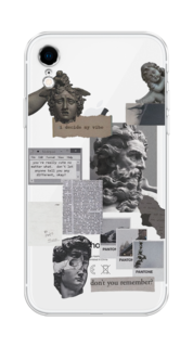 Чехол на Apple iPhone XR "Коллаж греческие скульптуры" Case Place