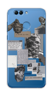 Чехол на Huawei Nova 2 Plus "Коллаж греческие скульптуры" Case Place