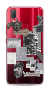 Чехол на Vivo Y11 "Коллаж греческие скульптуры" Case Place