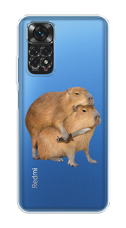 Чехол на Xiaomi Redmi Note 11 4G Global/Redmi Note 11S "Капибара с ножом" Case Place