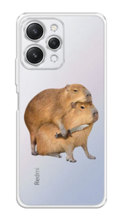 Чехол на Xiaomi Redmi 12 "Капибара с ножом" Case Place