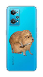 Чехол на Realme GT 2 "Капибара с ножом" Case Place