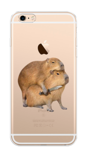 Чехол на Apple iPhone 6 Plus/6S Plus "Капибара с ножом" Case Place