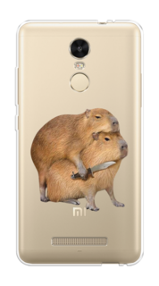 Чехол на Xiaomi Redmi Note 3/Note 3 Pro "Капибара с ножом" Case Place