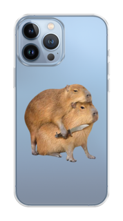 Чехол на Apple iPhone 13 Pro Max "Капибара с ножом" Case Place