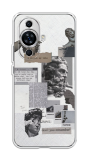 Чехол на Huawei Nova 11 "Коллаж греческие скульптуры" Case Place