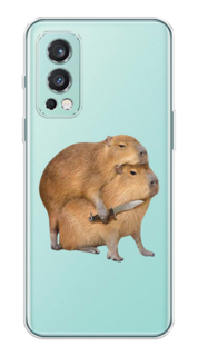 Чехол на OnePlus Nord 2 5G "Капибара с ножом" Case Place