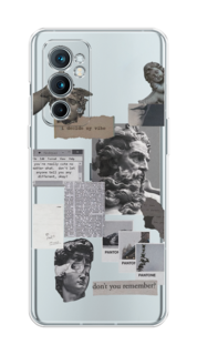 Чехол на OnePlus 9RT "Коллаж греческие скульптуры" Case Place