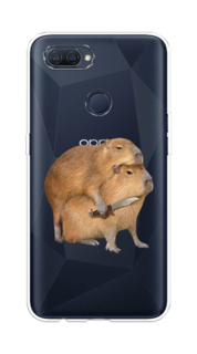 Чехол на Oppo A12 "Капибара с ножом" Case Place