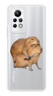 Чехол на Infinix Note 11 Pro "Капибара с ножом" Case Place