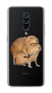 Чехол на OnePlus 8 "Капибара с ножом" Case Place