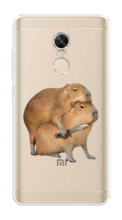 Чехол на Xiaomi Redmi Note 4X "Капибара с ножом" Case Place