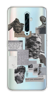 Чехол на Oppo Reno 2Z "Коллаж греческие скульптуры" Case Place