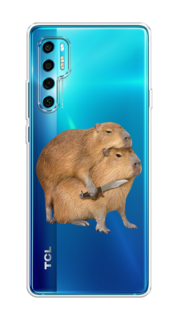 Чехол на TCL 20 Pro 5G "Капибара с ножом" Case Place