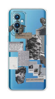 Чехол на OnePlus 9 LE2110 "Коллаж греческие скульптуры" Case Place