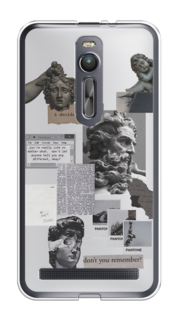 Чехол на Asus Zenfone 2 ZE550ML/ZE551ML "Коллаж греческие скульптуры" Case Place