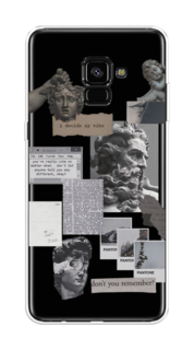 Чехол на Samsung Galaxy A8 Plus 2018 "Коллаж греческие скульптуры" Case Place