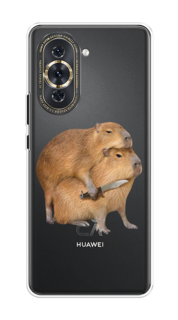 Чехол на Huawei Nova 10 Pro "Капибара с ножом" Case Place