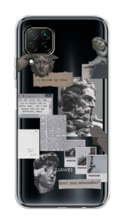 Чехол на Huawei P40 Lite/Nova 6 SE/Nova 7i "Коллаж греческие скульптуры" Case Place