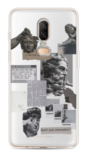 Чехол на OnePlus 6 "Коллаж греческие скульптуры" Case Place