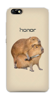 Чехол на Honor 4X "Капибара с ножом" Case Place
