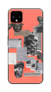 Чехол на Google Pixel 4 XL "Коллаж греческие скульптуры" Case Place