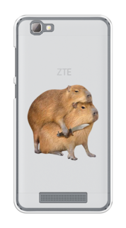 Чехол на ZTE Blade A610 "Капибара с ножом" Case Place