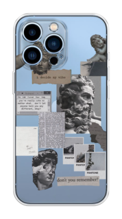 Чехол на Apple iPhone 13 Pro "Коллаж греческие скульптуры" Case Place