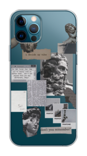 Чехол на Apple iPhone 12/12 Pro "Коллаж греческие скульптуры" Case Place