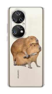 Чехол на Huawei P50 Pro "Капибара с ножом" Case Place