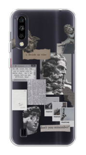 Чехол на ZTE Blade A7 (2020) "Коллаж греческие скульптуры" Case Place