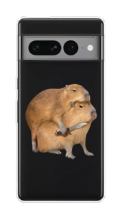 Чехол на Google Pixel 7 Pro "Капибара с ножом" Case Place