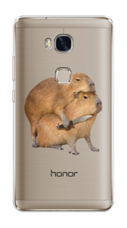 Чехол на Honor 5X "Капибара с ножом" Case Place