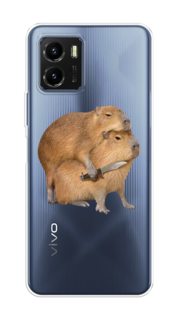 Чехол на Vivo Y10 "Капибара с ножом" Case Place