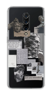 Чехол на OnePlus 8 "Коллаж греческие скульптуры" Case Place