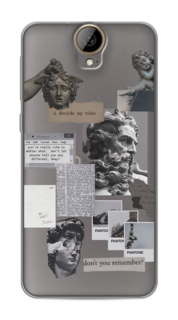Чехол на HTC One E9 Plus "Коллаж греческие скульптуры" Case Place