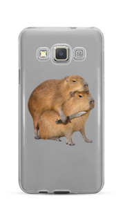 Чехол на Samsung Galaxy A3 "Капибара с ножом" Case Place
