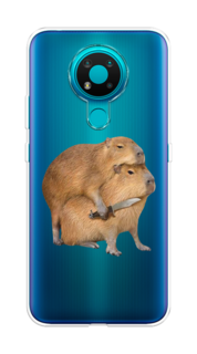Чехол на Nokia 3.4 "Капибара с ножом" Case Place