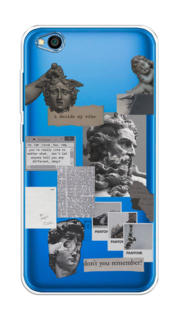 Чехол на Xiaomi Redmi Go "Коллаж греческие скульптуры" Case Place