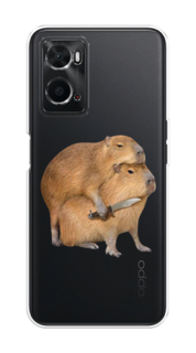 Чехол на Oppo A36 "Капибара с ножом" Case Place