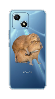 Чехол на Honor Play 30 "Капибара с ножом" Case Place