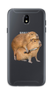 Чехол на Samsung Galaxy J7 2017 "Капибара с ножом" Case Place