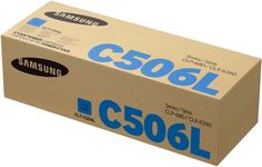Картридж для лазерного принтера Samsung CLT-C506L/SEE (SU040A) голубой, оригинальный