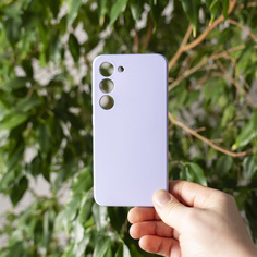 Чехол Liquid Silicone Pro для Samsung Galaxy S23 (2023), лавандовый, Deppa, PET UNI
