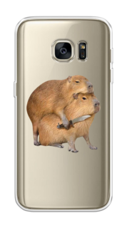 Чехол на Samsung Galaxy S7 "Капибара с ножом" Case Place